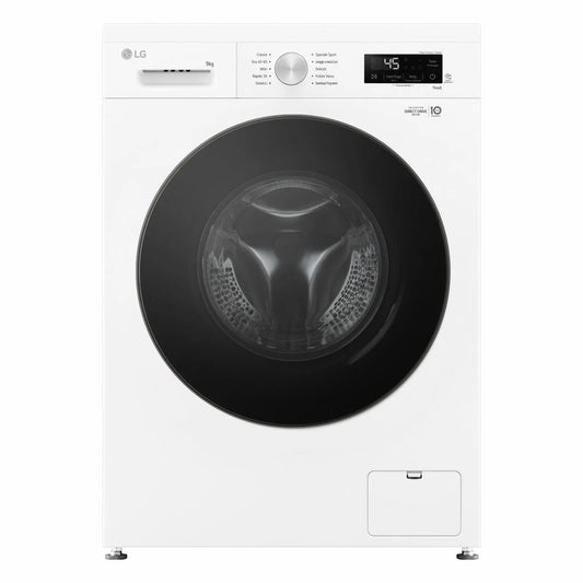 LG lavatrice, Smart F4NX1009NWB 9kg classe di efficienza energetica A 1400 giri a a carica frontale Bianca