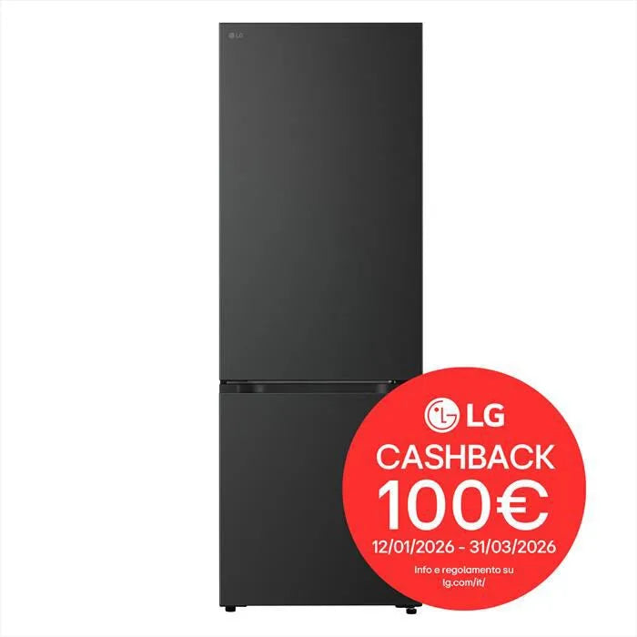 LG frigorifero combinato, GBBW322CEV Classe C 465lt, colore nero