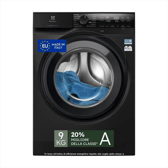 Electrolux lavatrice, EW7F49DG 9 Kg Classe A, colore nero