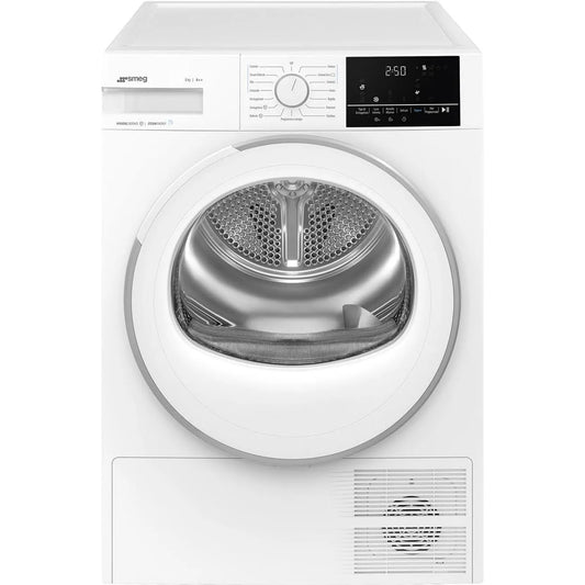 Smeg asciugatrice, DNP08SEB a Condensa 8kg finitura nera Display Touch Vapore