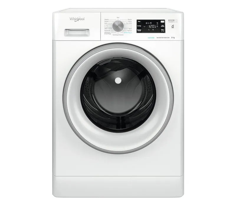 WHIRLPOOL lavatrice, 8Kg FFB846SVIT finitura bianca