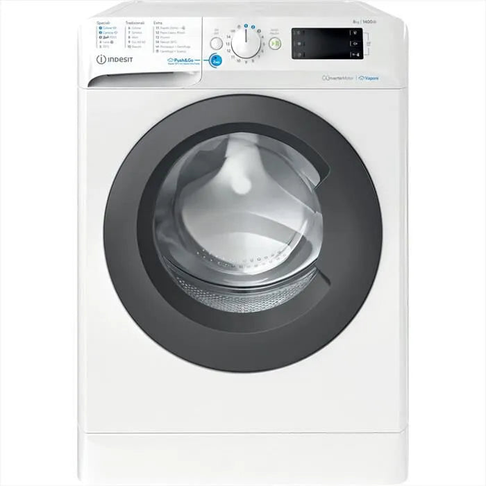 Indesit lavatrice, INNEX STEAM BWE 81496X WKV IT 8 Kg, A, colore bianco