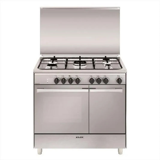 GLEM GAS modello UR965MI, Cucina a gas classe di efficienza energetica A-Inox