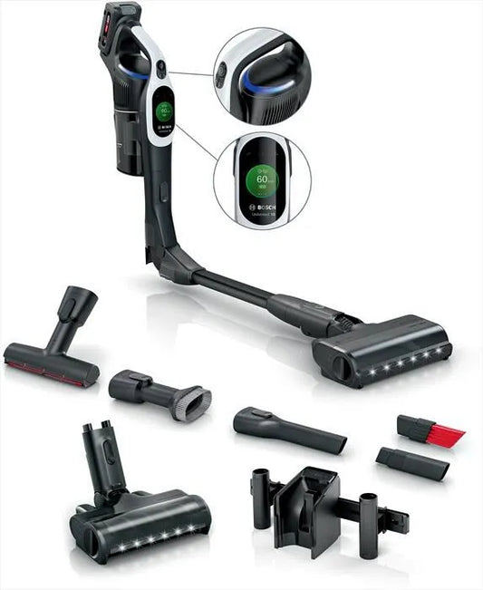 BOSCH aspirapolvere, ricaricabile BCS1041WAC-finitura nera,finitura bianca