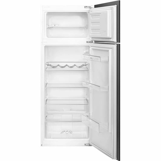 Smeg frigorifero combinato, D8140E per installazione a incasso 220L finitura bianca classe di efficienza energetica E LED