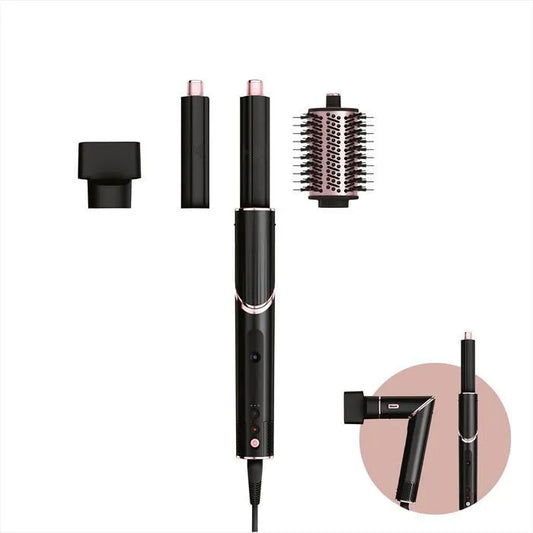 SHARK asciugacapelli, Styler e FLEXSTYLE 3 in 1 HD424EU-finitura nera/oro rosa