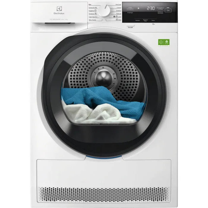 Electrolux asciugatrice, EW7H39B 9 Kg Pompa di Calore installazione libera finitura bianca