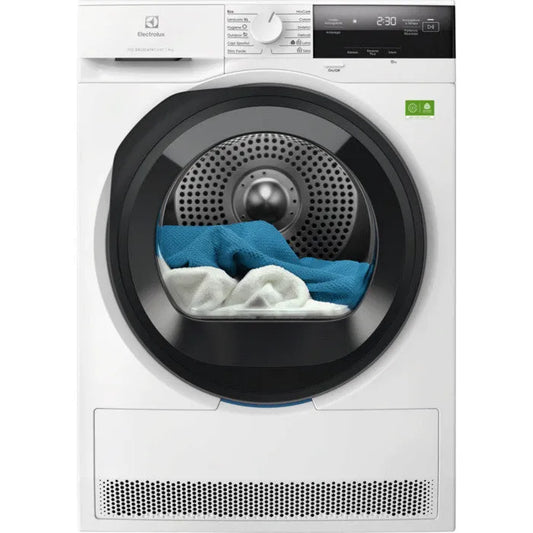 Electrolux asciugatrice, EW7H39B 9 Kg Pompa di Calore installazione libera finitura bianca