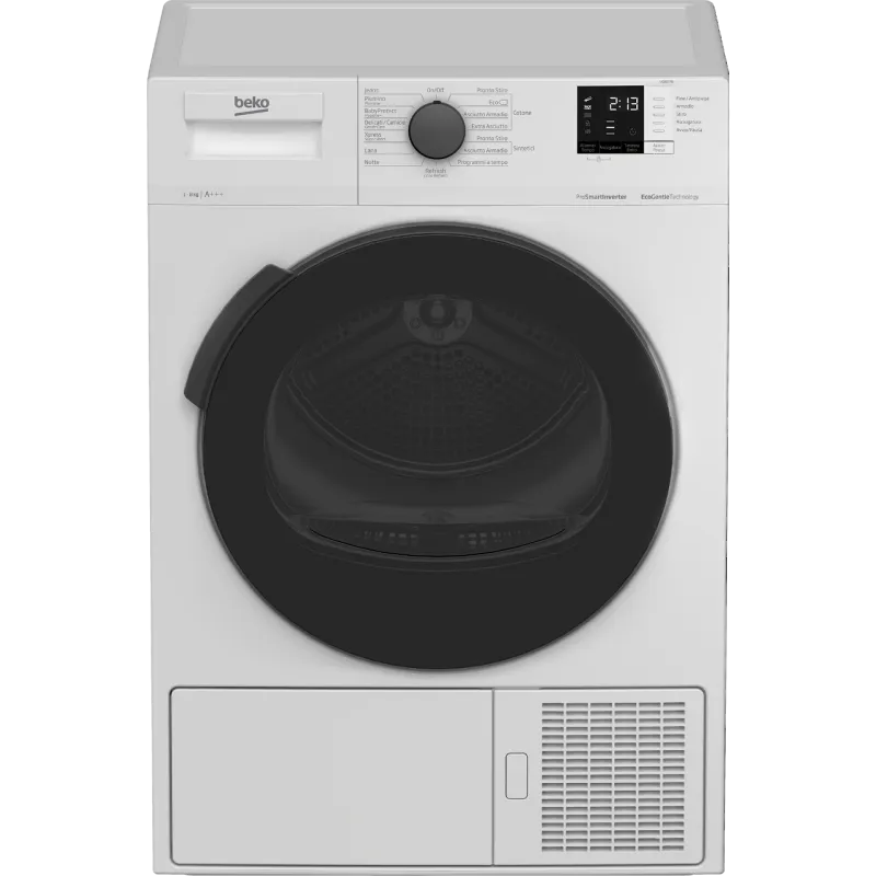 Beko asciugatrice, UD837RI -, 8 kg, a Pompa di Calore classe di efficienza energetica A+++