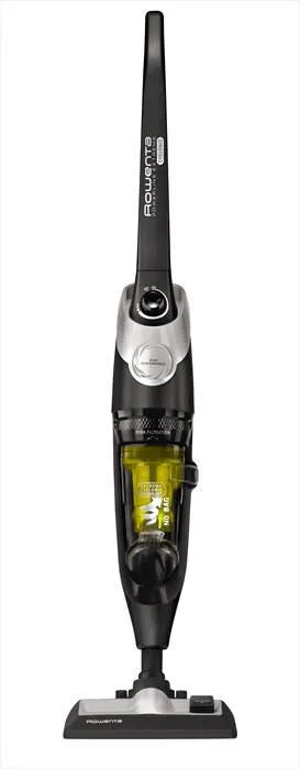 ROWENTA scopa elettrica, RH8155WA Powerline ExtremeCyclonic -finitura nera & Argento/ Giallo