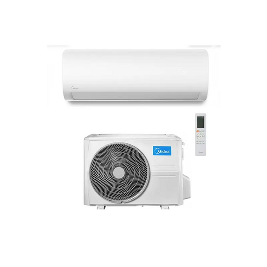 Midea climatizzatore, MSAGBU-09HRFN / M3OA-27HFN8-Q - Mono 9000 BTU Inverter unità interna più unità esterna R-32 Wi-Fi A++ finitura bianca
