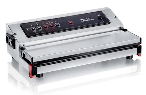 pompa, Jumbo 30 modello V752PK1 Macchina Sottovuoto Argento 800mbar Doppia, Magic Vac