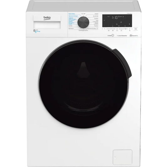 Beko lavasciuga, HTX851436A-IT - Standard 8/5kg classe di efficienza energetica D 1400giri a Vapore Bianca