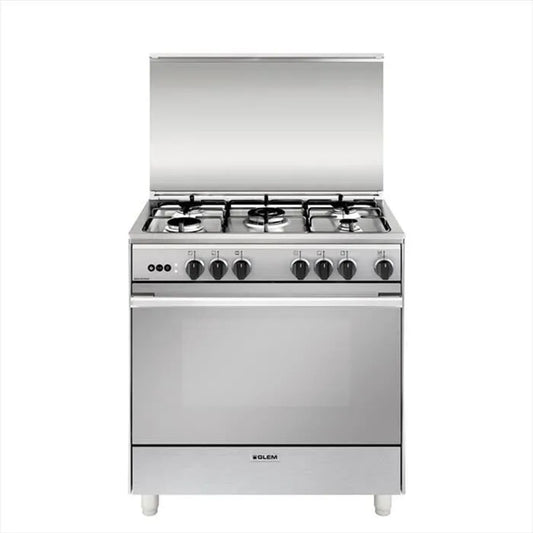 GLEM GAS modello U855VI, Cucina a gas classe di efficienza energetica A-INOX