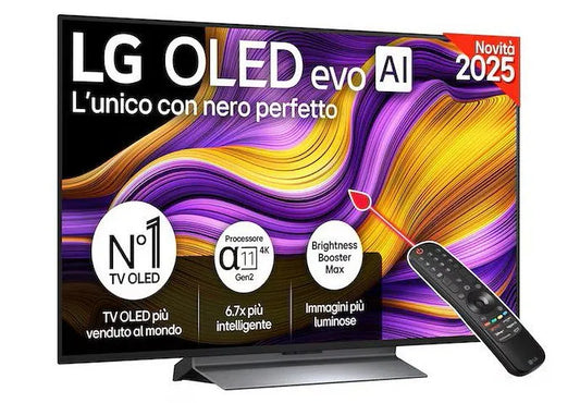 LG modello Oled48g56ls, Smart TV Oled 48' Rocky finitura nera