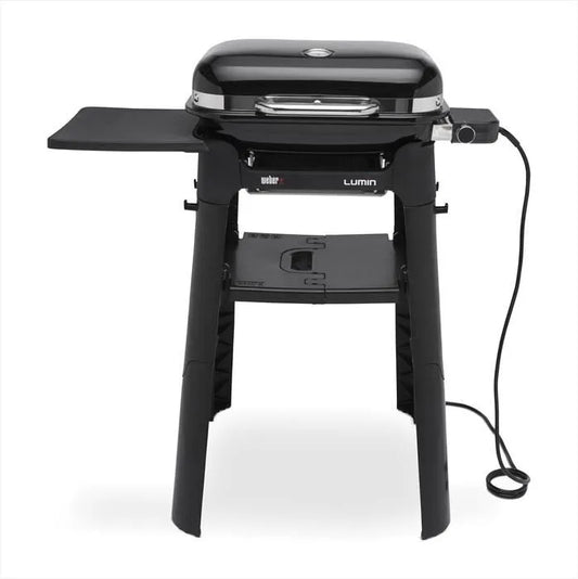 WEBER barbecue, LUMIN COMPACT CON STAND ELETTRICO, colore nero