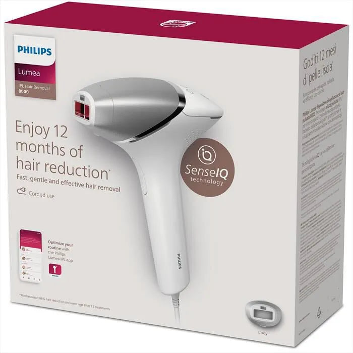 PHILIPS epilatore a luce pulsata, Epilatore a BRI940/00