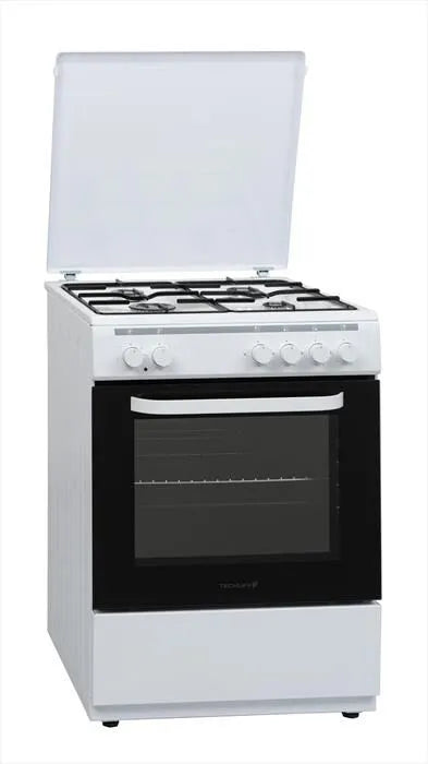 TECHLIFE, Cucina a gas TFCG60WFE Classe A, colore bianco
