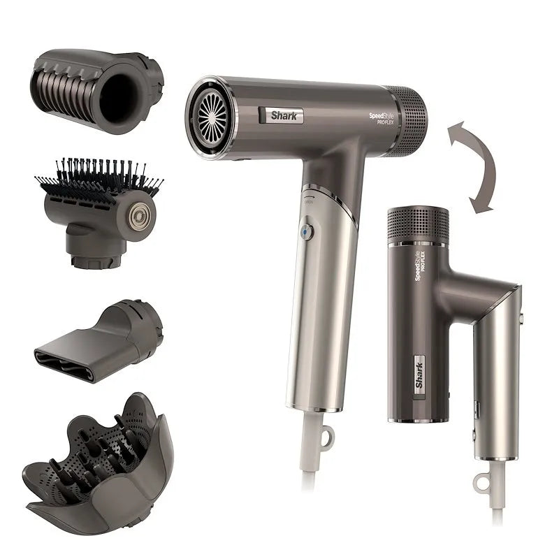 Shark asciugacapelli e styler, Speedstyle Pro Flex Moka metallizzato