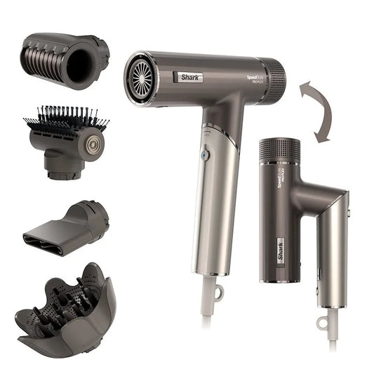 Shark asciugacapelli e styler, Speedstyle Pro Flex Moka metallizzato