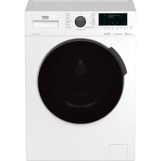 Beko lavatrice, UWR94A6I - 9kg a a carica frontale installazione libera 1400giri Vapore classe di efficienza energetica A