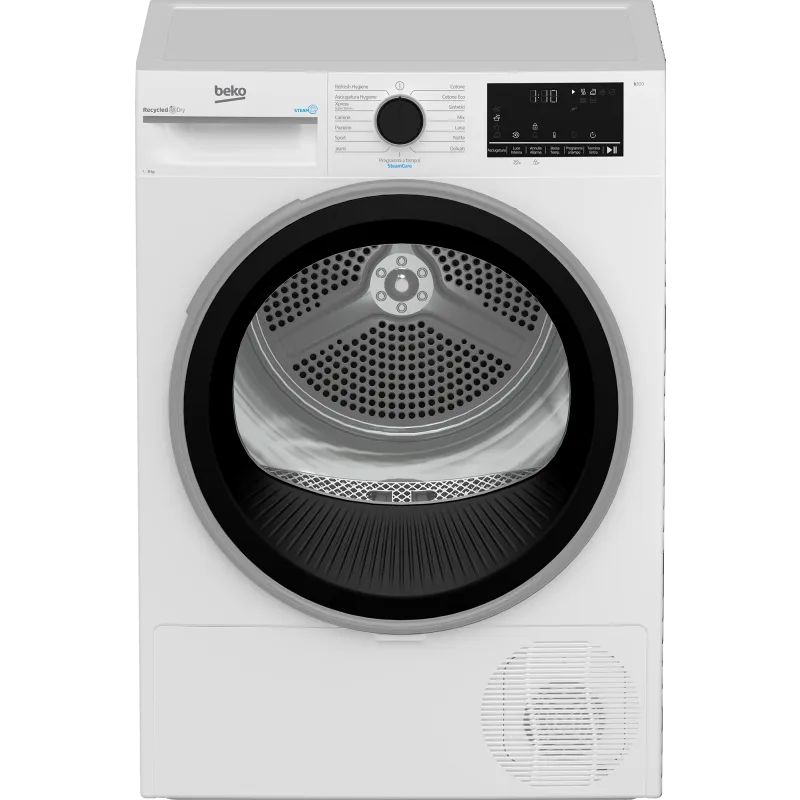 Beko asciugatrice, BT113DBS - installazione libera 11kg classe di efficienza energetica D a Pompa di Calore Bianca