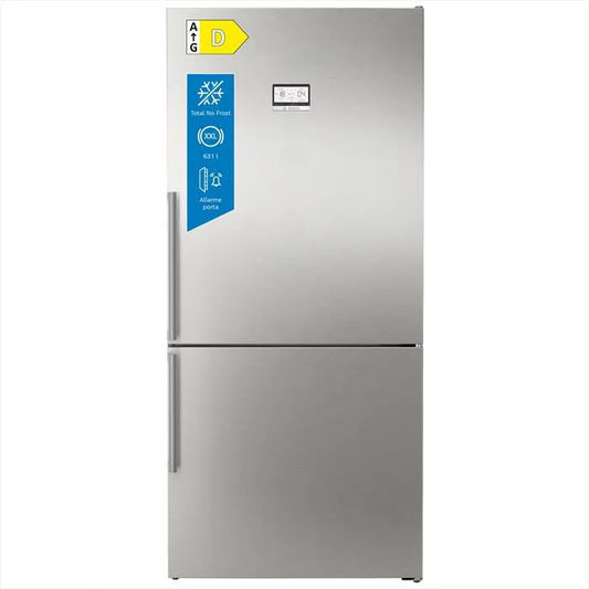 BOSCH frigorifero combinato, KGN86AIDR classe di efficienza energetica D 186x86 cm-Acciaio anti-impronta