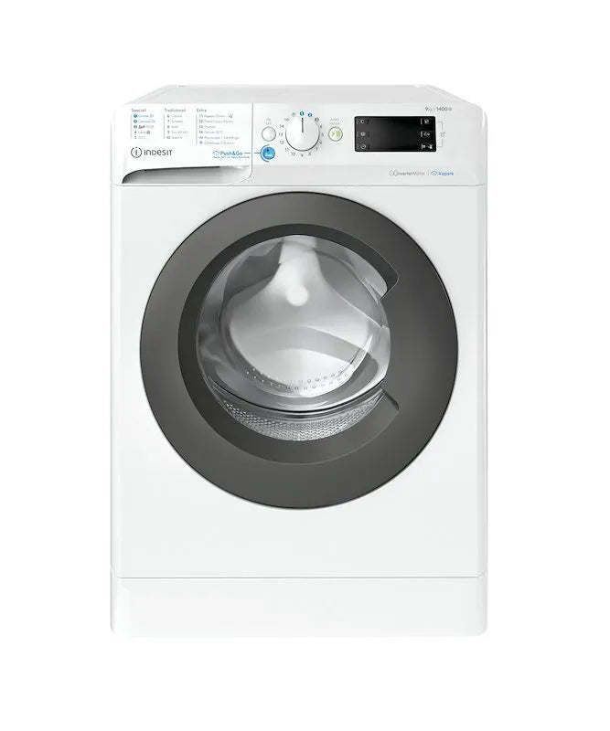 INDESIT lavatrice, BWE 91498X WKV IT 9 Kg finitura bianca