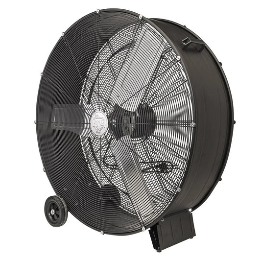 ventilatore, VI94 da Pavimento Industriale finitura nera 90 cm 3 Pale 300W, Bimar