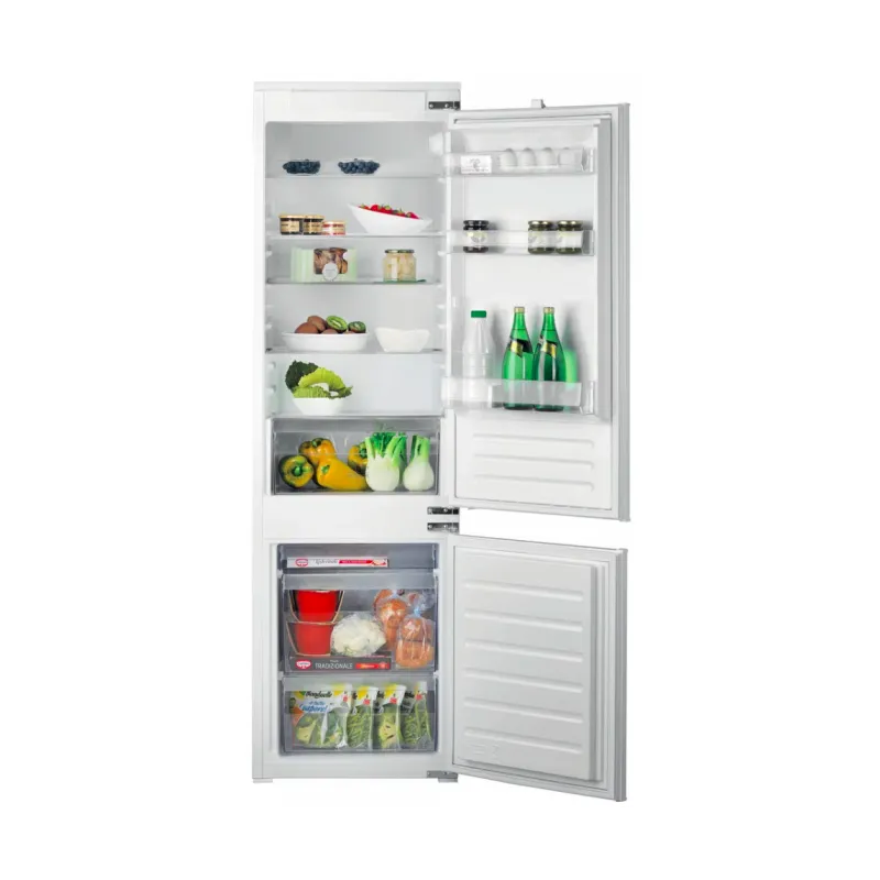 Ariston frigorifero combinato, BCB75251 - per installazione a incasso finitura bianca h185cm classe di efficienza energetica F