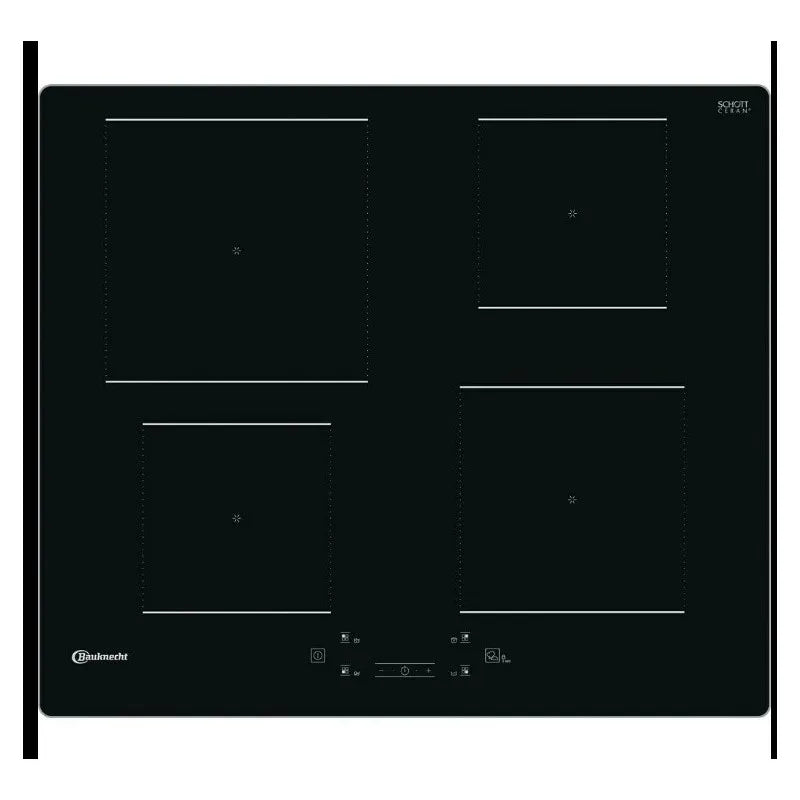 Bauknecht piano cottura a induzione, BQ 2360S AL - 4 zone di cottura 9 regolazioni di potenza