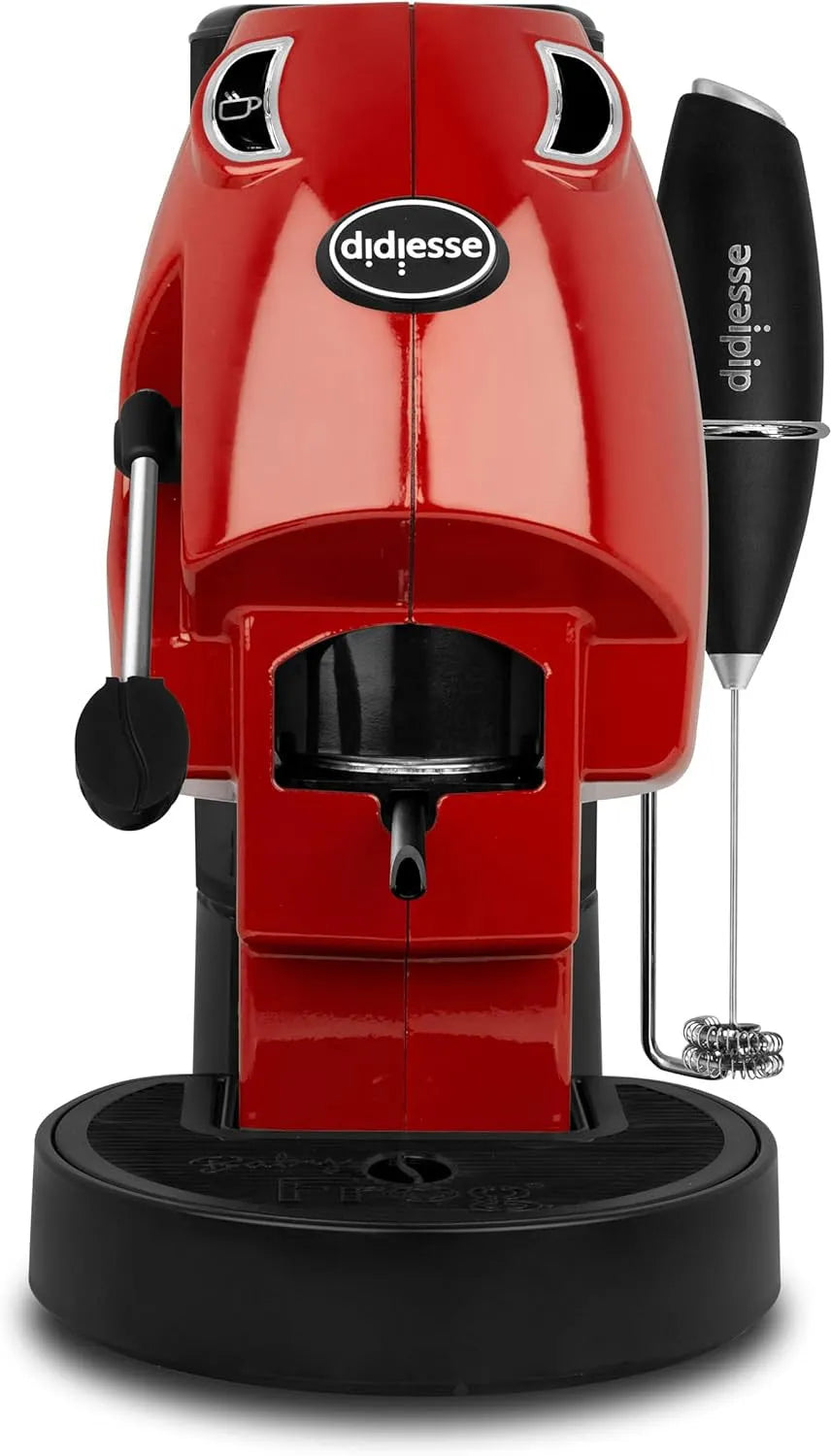 Frog Macchina Caffè a Cialde ESE Didiesse Baby, capacità 1.5L, finitura rossa