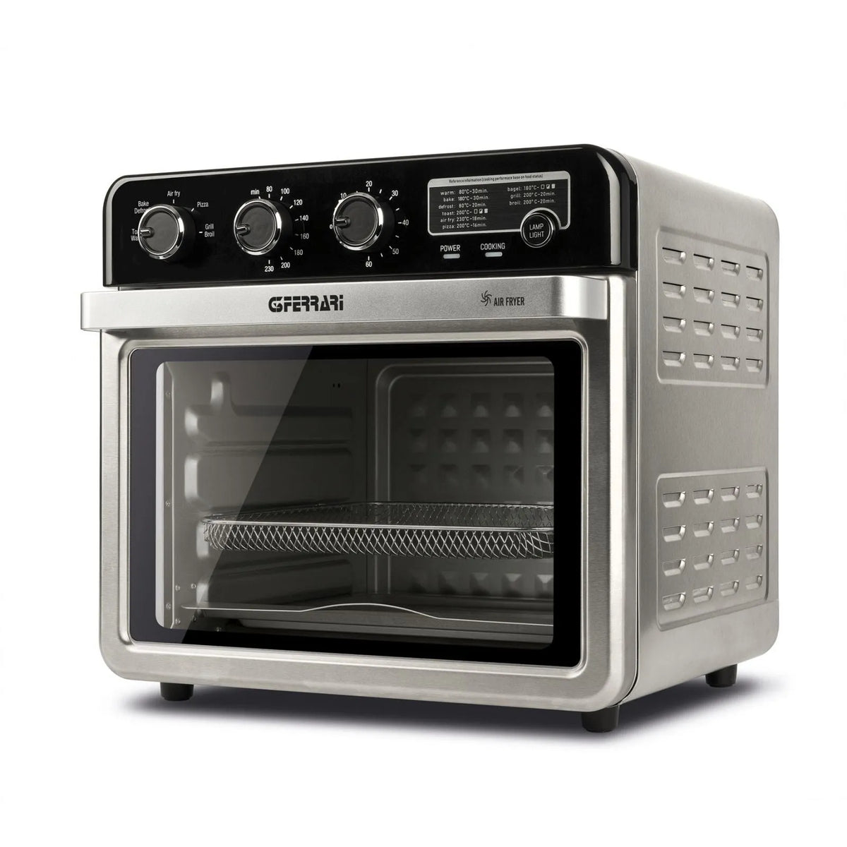 forno, G10221 Air Fryer Multifunzione 32L finitura nera/Argento, G3 Ferrari