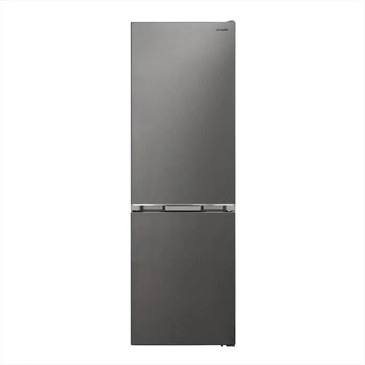 SHARP frigorifero combinato, SJ-NBA21DMXPE classe di efficienza energetica E 331lt-Pet Inox