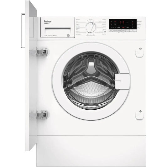 Beko lavatrice, WIT8A4BW Integrata 8 kg 1400 giri classe di efficienza energetica A Motore Inverter