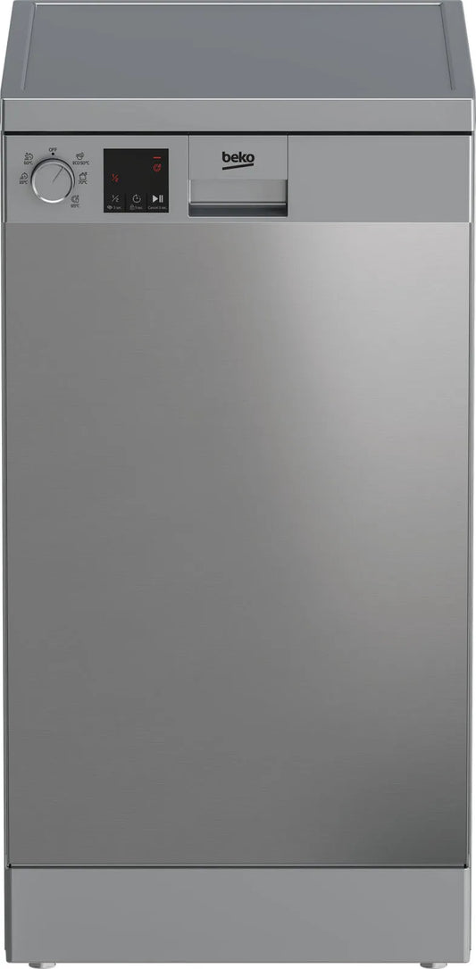 Beko lavastoviglie, modello DVS05024X Slim 45 cm 10 Coperti installazione libera Inox