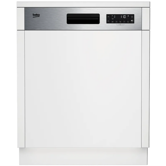 Beko lavastoviglie, BDSN26430X - con Cruscotto Inox Anti-impronta 60 cm 14 Coperti classe di efficienza energetica D