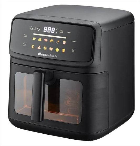 friggitrice ad aria, 10L MARTINA-finitura nera / Plastica, MELCHIONI FAMILY