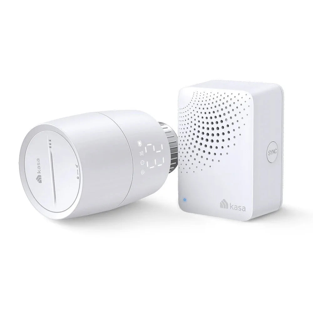radiatore, modello KE100 Valvola Termostatica Smart Bianca con Controllo Remoto, Kasa Smart