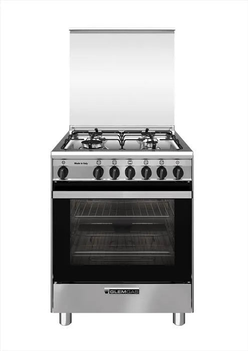 GLEM GAS modello SA66TVI, Cucina classe di efficienza energetica A-Inox