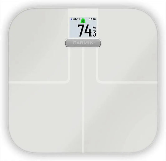 GARMIN bilancia pesapersone, INDEX S2, colore bianco