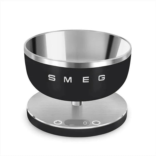 SMEG bilancia da cucina, Linea Collezione KSC01BLMWW-finitura nera opaco