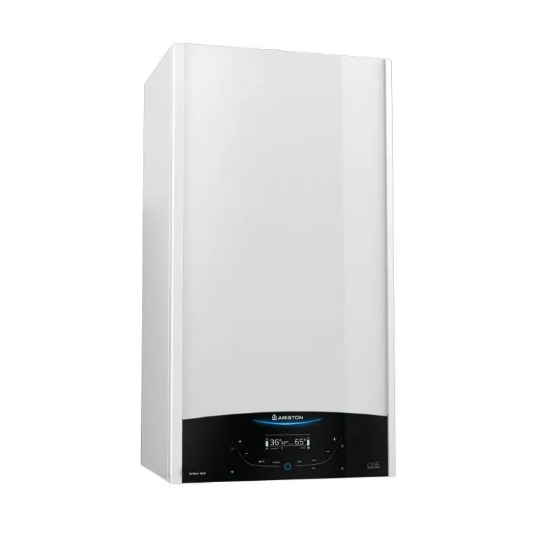 Ariston caldaia 3301018, Genus One 24 KW - Murale a Condensazione Bianca Metano o GPL classe di efficienza energetica A