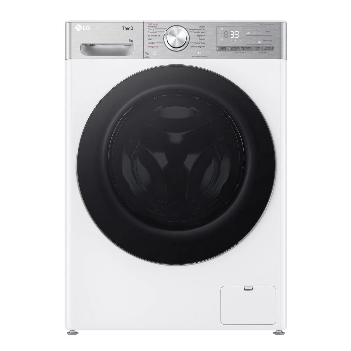 LG lavatrice, modello F4R9009TPWC 9kg AI DD Bianca