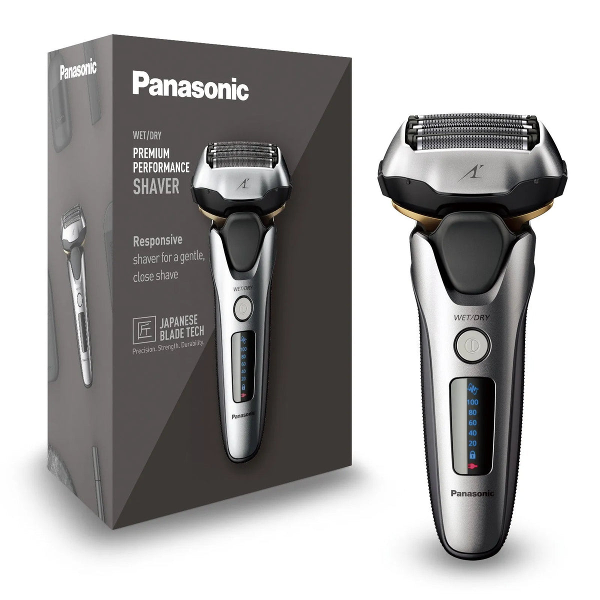 Panasonic rasoio elettrico, modello ES-LV69 5 Lame Wet & Dry con Sensore per Barba