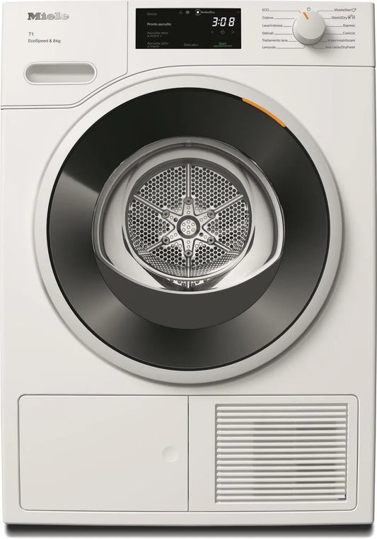 Miele asciugatrice, TWC640WP Pompa di Calore 8 Kg A+++ installazione libera finitura bianca