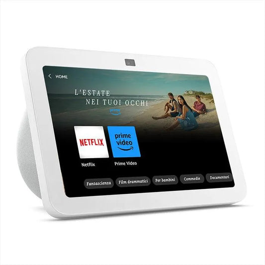 AMAZON, ECHO SHOW 8, 3&ordf, 2023, -finitura bianca ghiaccio, GEN