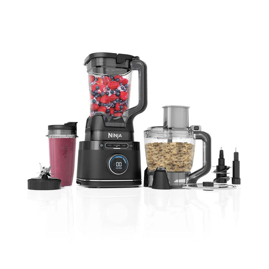Ninja frullatore, TB401EU e Processore Detect 1200W 2,1L finitura nera 10 Velocità con Pulse