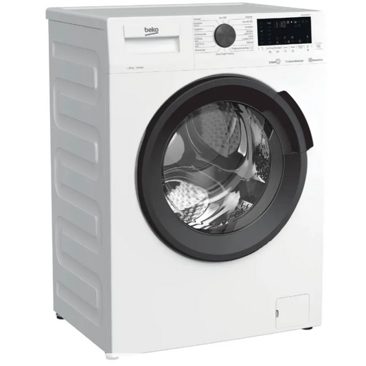 Beko lavatrice, WTX101486AI-IT - 10kg 60 cm 1400 giri Inverter a Vapore classe di efficienza energetica A Bianca