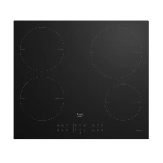 Beko piano cottura, HII 64200 MT / HII64200MT - ad Induzione finitura nera in Vetroceramica 60 cm - 4 zone